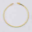 Pulso Tenis 3.9gr / 7 in / 1.6mm Oro Amarillo +4 18K *