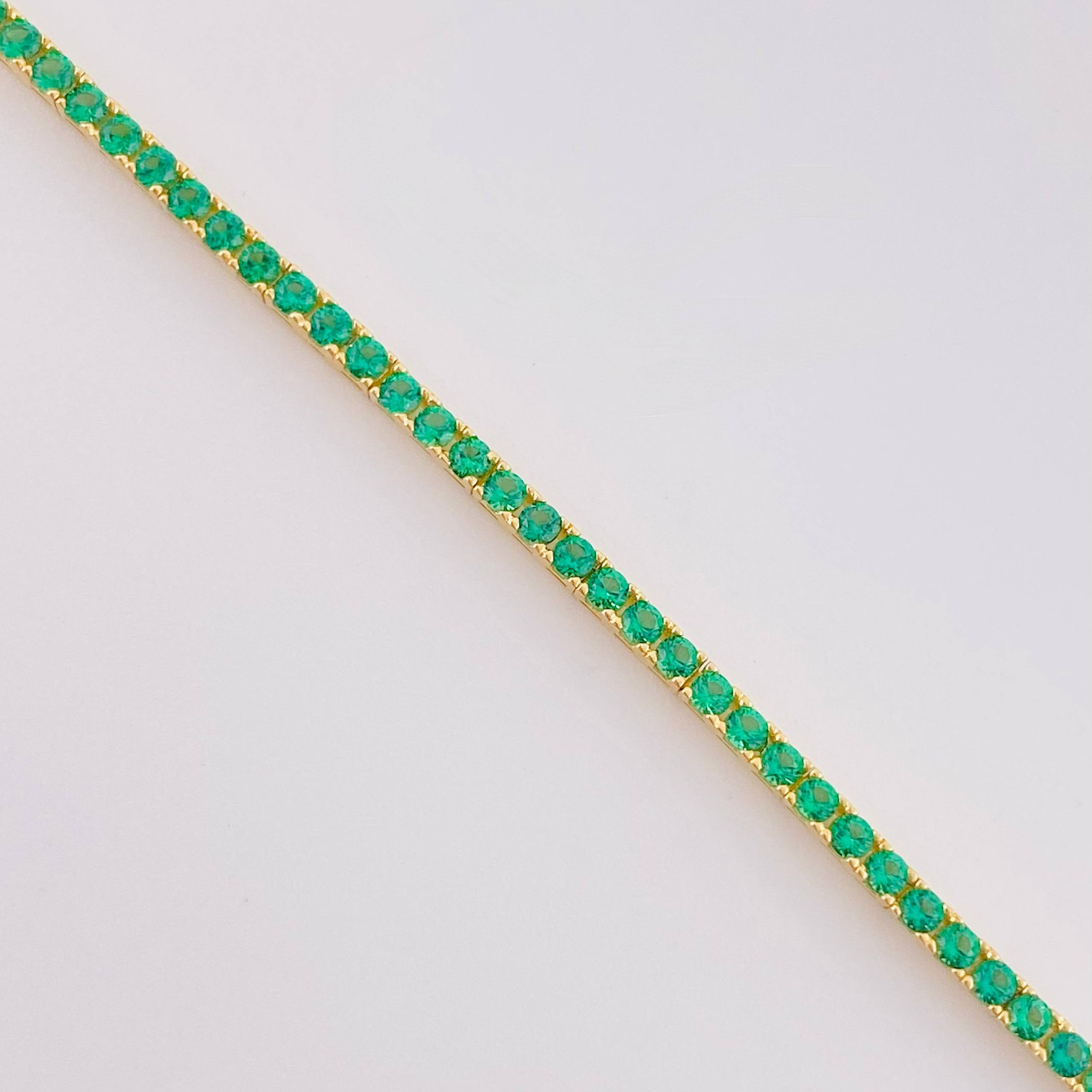 Pulso Tenis 3.9gr / 7 in / 1.6mm Oro Amarillo +4 18K *