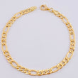 Pulso Figaro 4.7gr / 7 3/4 in / 5.2mm Oro Amarillo +1 18K