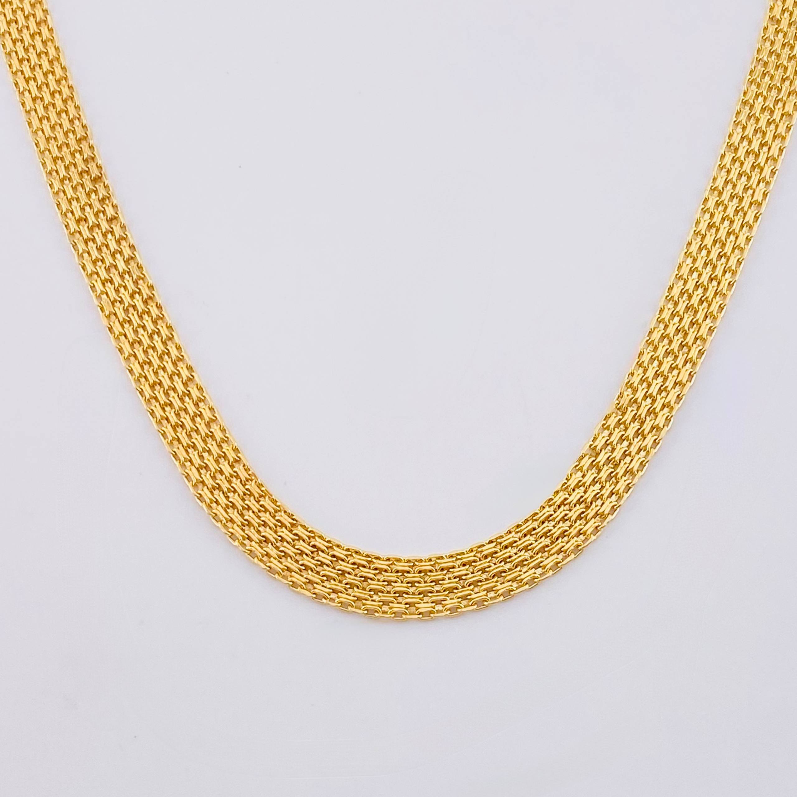Cadena China 12 gr / 23 1/2 in / 5.85mm Oro Amarillo +1 18K *