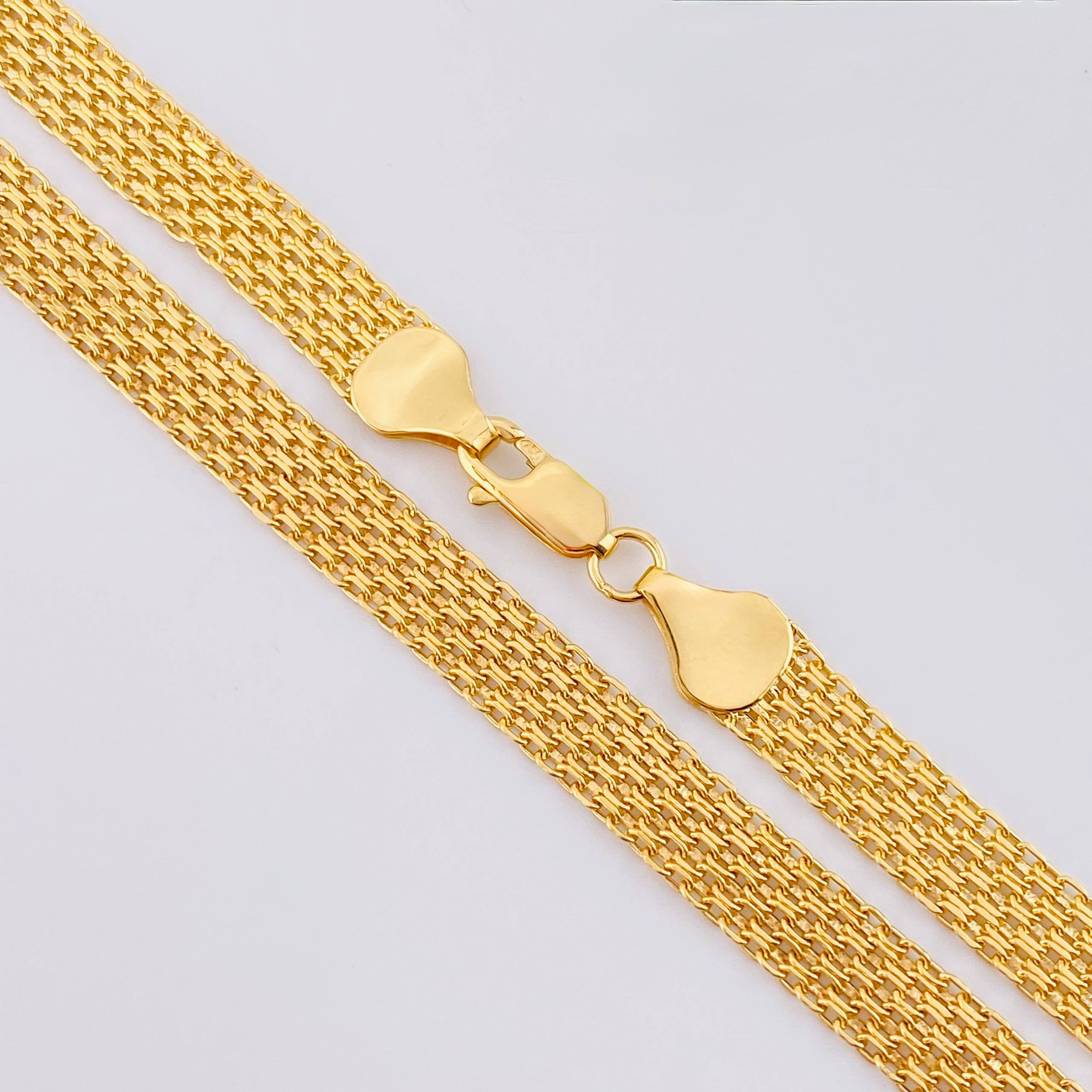 Cadena China 12 gr / 23 1/2 in / 5.85mm Oro Amarillo +1 18K *
