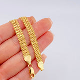 Cadena China 12 gr / 23 1/2 in / 5.85mm Oro Amarillo +1 18K *