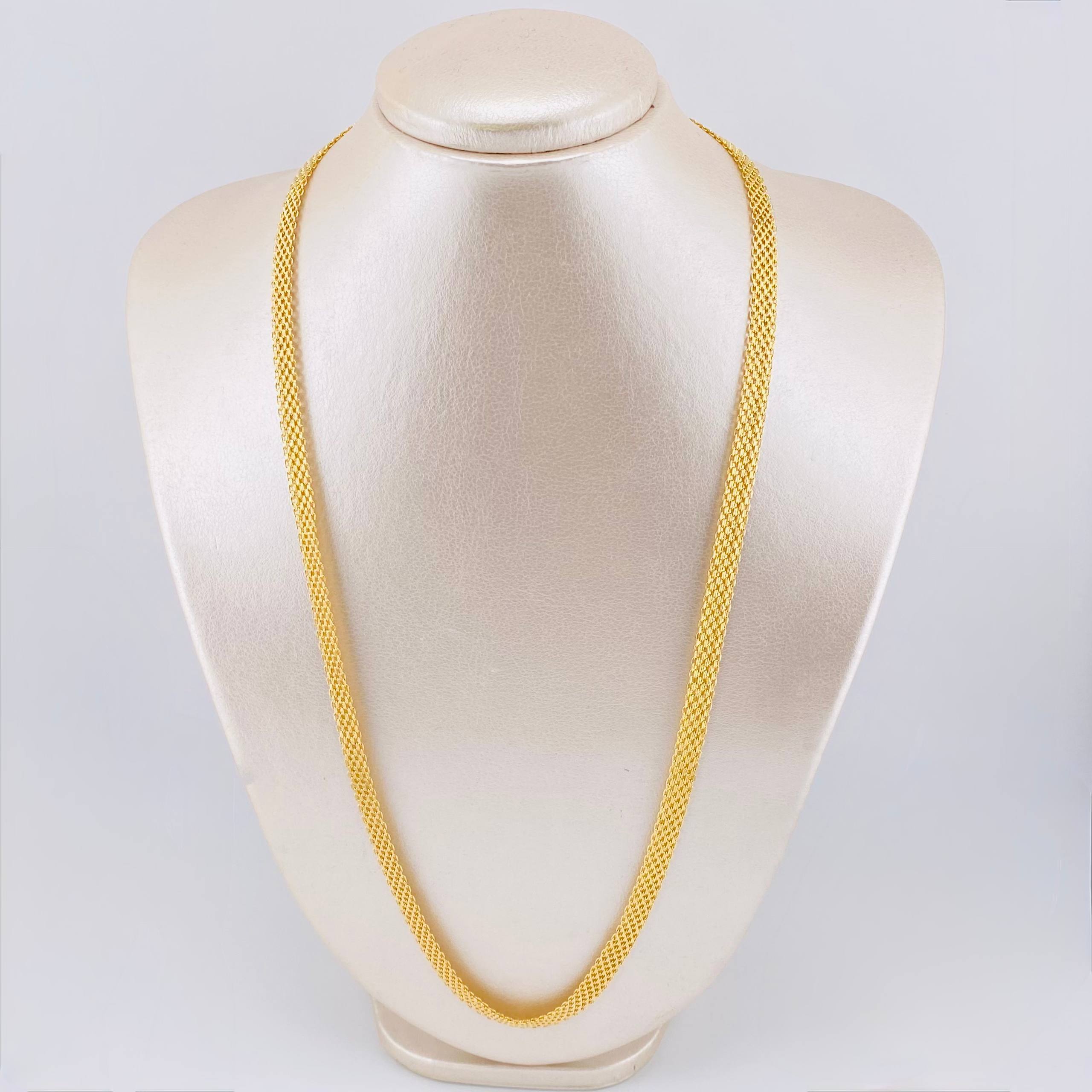 Cadena China 12 gr / 23 1/2 in / 5.85mm Oro Amarillo +1 18K *