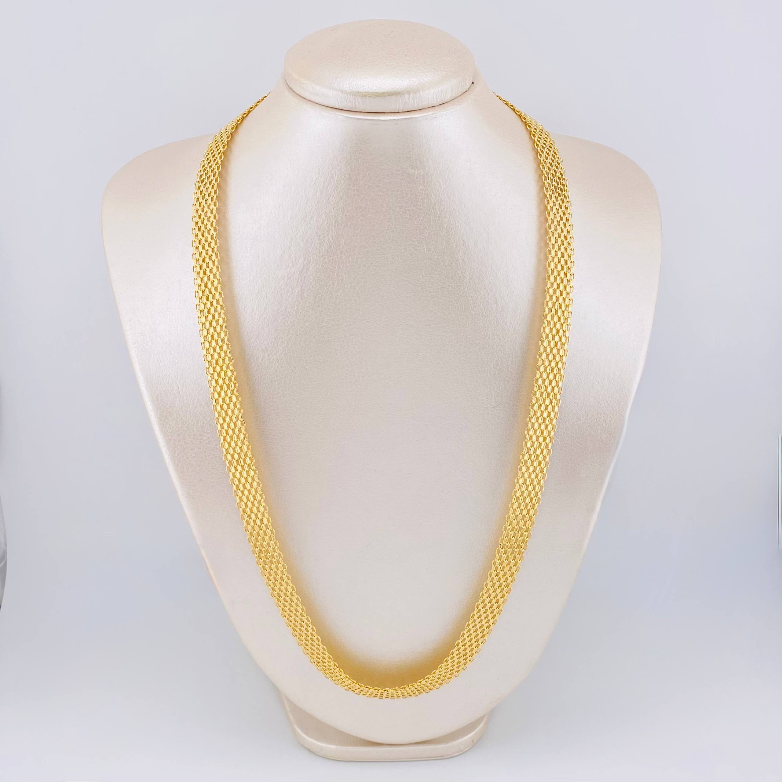 Cadena China 25.85gr / 23 1/2 in / 12mm Oro Amarillo +1 18K