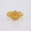 Anillo Correa Corona 6gr / T9 / Oro Amarillo 18K