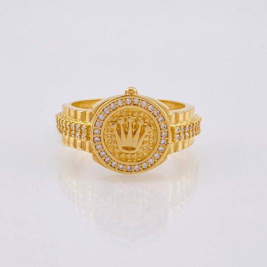 Crown Strap Ring 6gr / T9 / 18K Yellow Gold