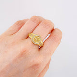 Anillo Correa Corona 6gr / T9 / Oro Amarillo 18K