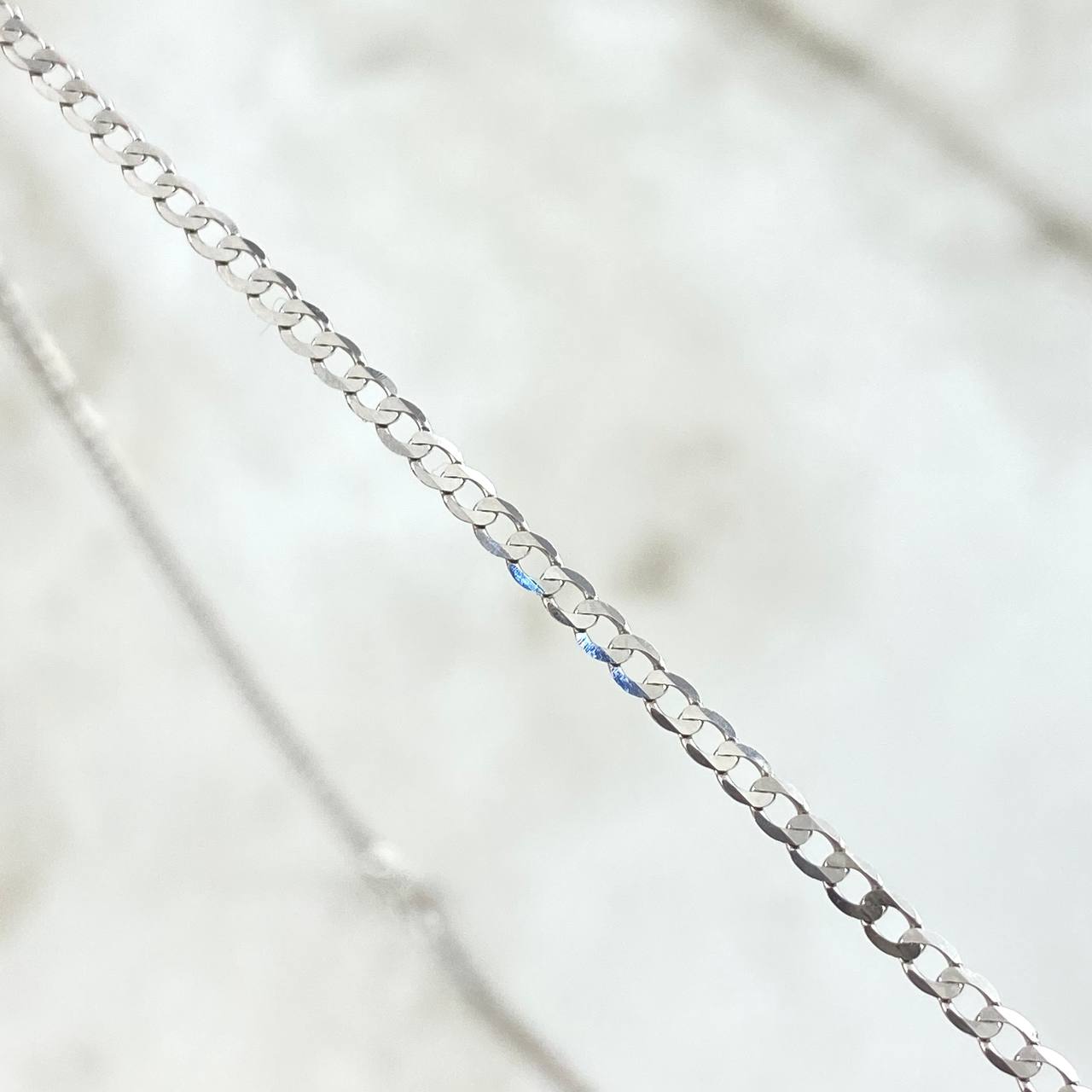 Cuban Links 3.55gr / 60cm / 2mm White Gold +0 18K