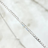 Cuban Links 3.55gr / 60cm / 2mm White Gold +0 18K