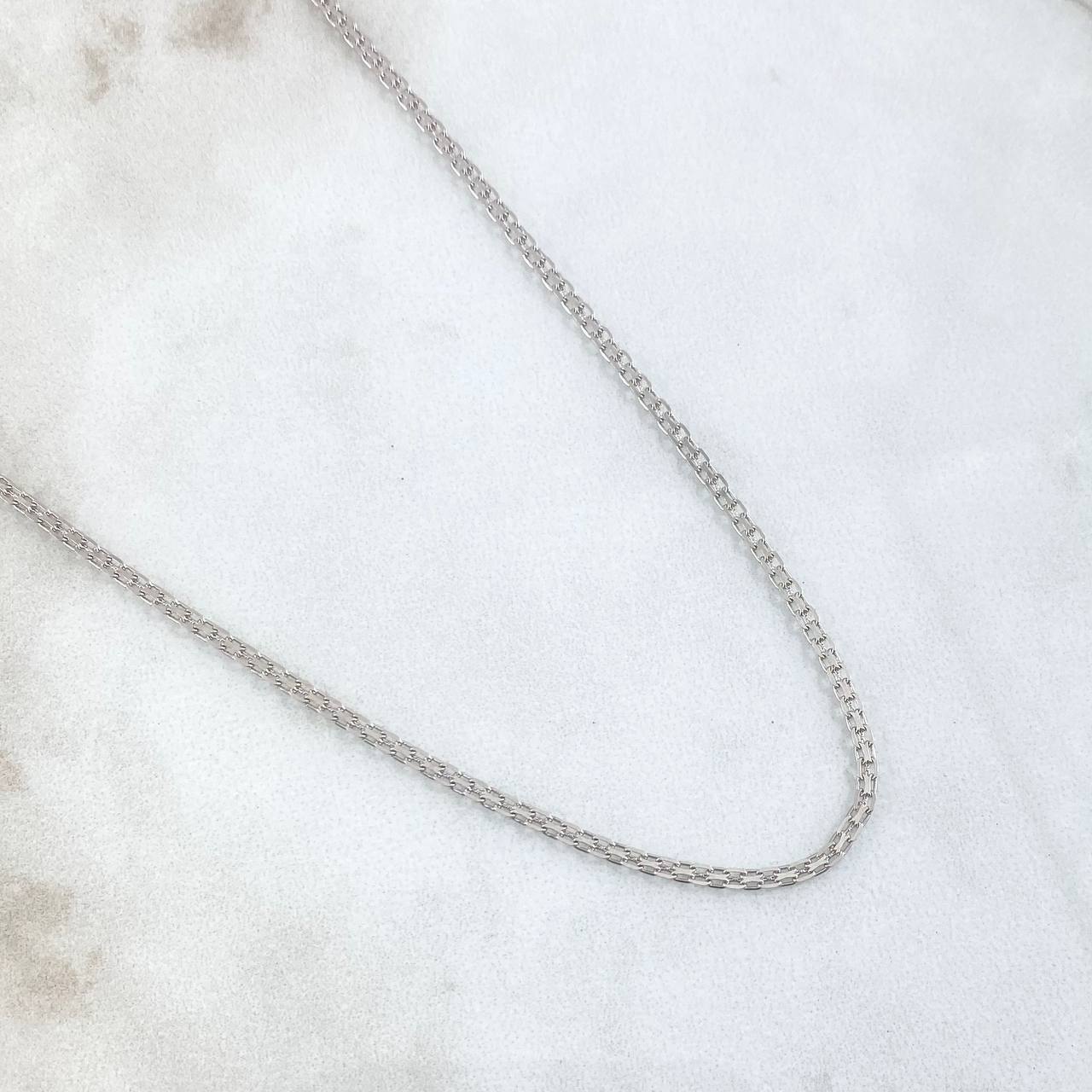 Bismark Chain 4.95gr / 60cm / 1.8mm White Gold +0 18K