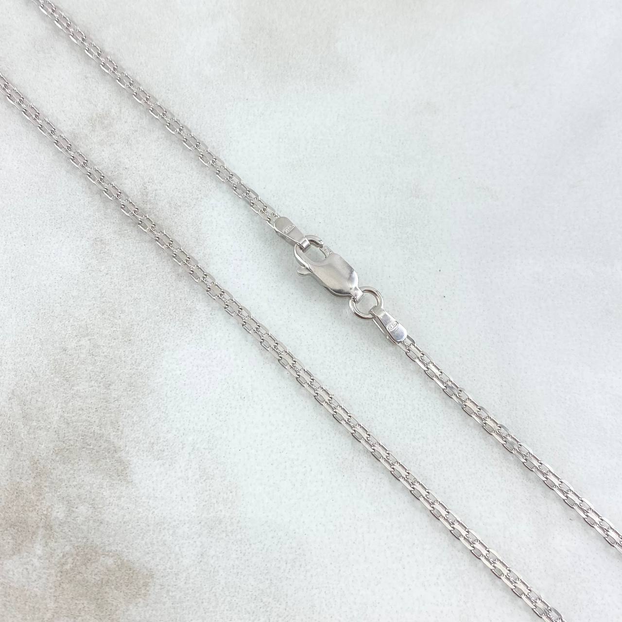 Bismark Chain 4.95gr / 60cm / 1.8mm White Gold +0 18K ©