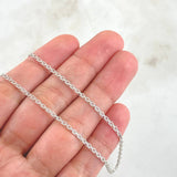 Bismark Chain 4.95gr / 60cm / 1.8mm White Gold +0 18K