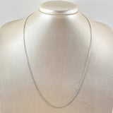 Cadena China 3.9gr / 45cm / 1.8mm Oro Blanco +0 18K