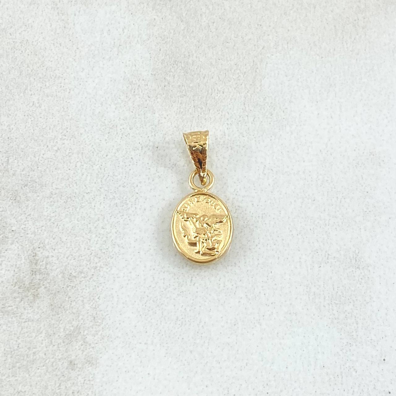 Dije San Miguel Arcangel 0.5gr / 1.8cm / Oro Amarillo 18K ©