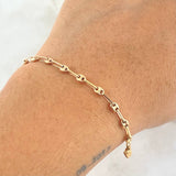 Pulso GC 2.3gr / 17cm / 2.9mm Oro Rosa 18K