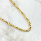 Cadena Franco 32.95gr / 23 3/4 in / 4.64mm Oro Amarillo +3 18K !
