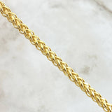 Cadena Franco 32.95gr / 23 3/4 in / 4.64mm Oro Amarillo +3 18K !