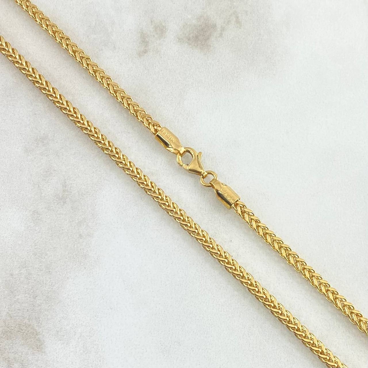 Cadena Franco 9.6gr / 50cm / 2.7mm Oro Amarillo +4 18K *