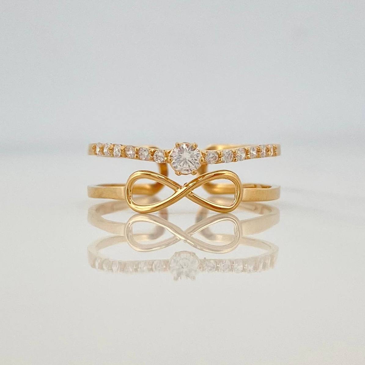 Infinity Ring Churumbela 1.8 g / T7 1/4 Yellow Gold 18K