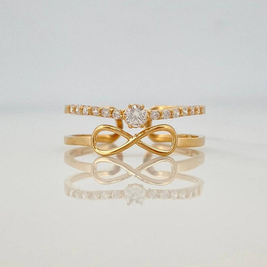 Infinity Ring Churumbela 1.8 g / T7 1/4 Yellow Gold 18K