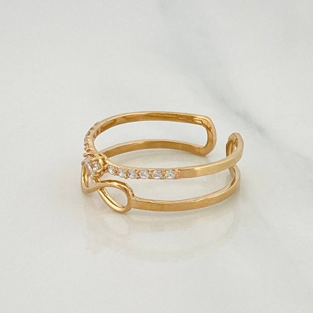 Infinity Ring Churumbela 1.8 g / T7 1/4 Yellow Gold 18K