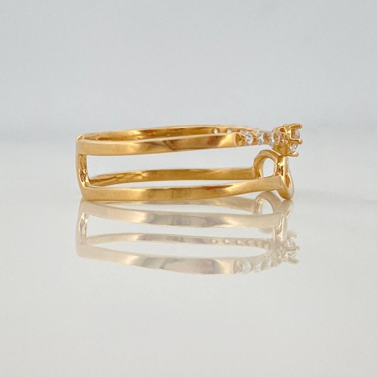 Infinity Ring Churumbela 1.8 g / T7 1/4 Yellow Gold 18K