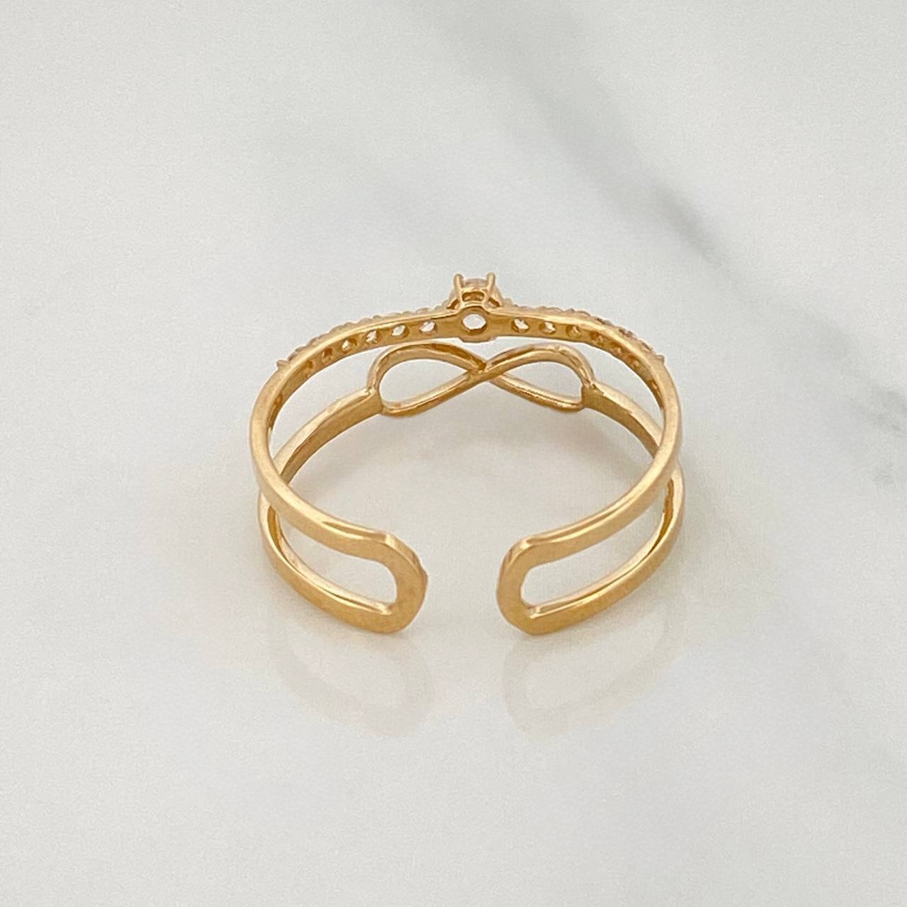 Infinity Ring Churumbela 1.8 g / T7 1/4 Yellow Gold 18K