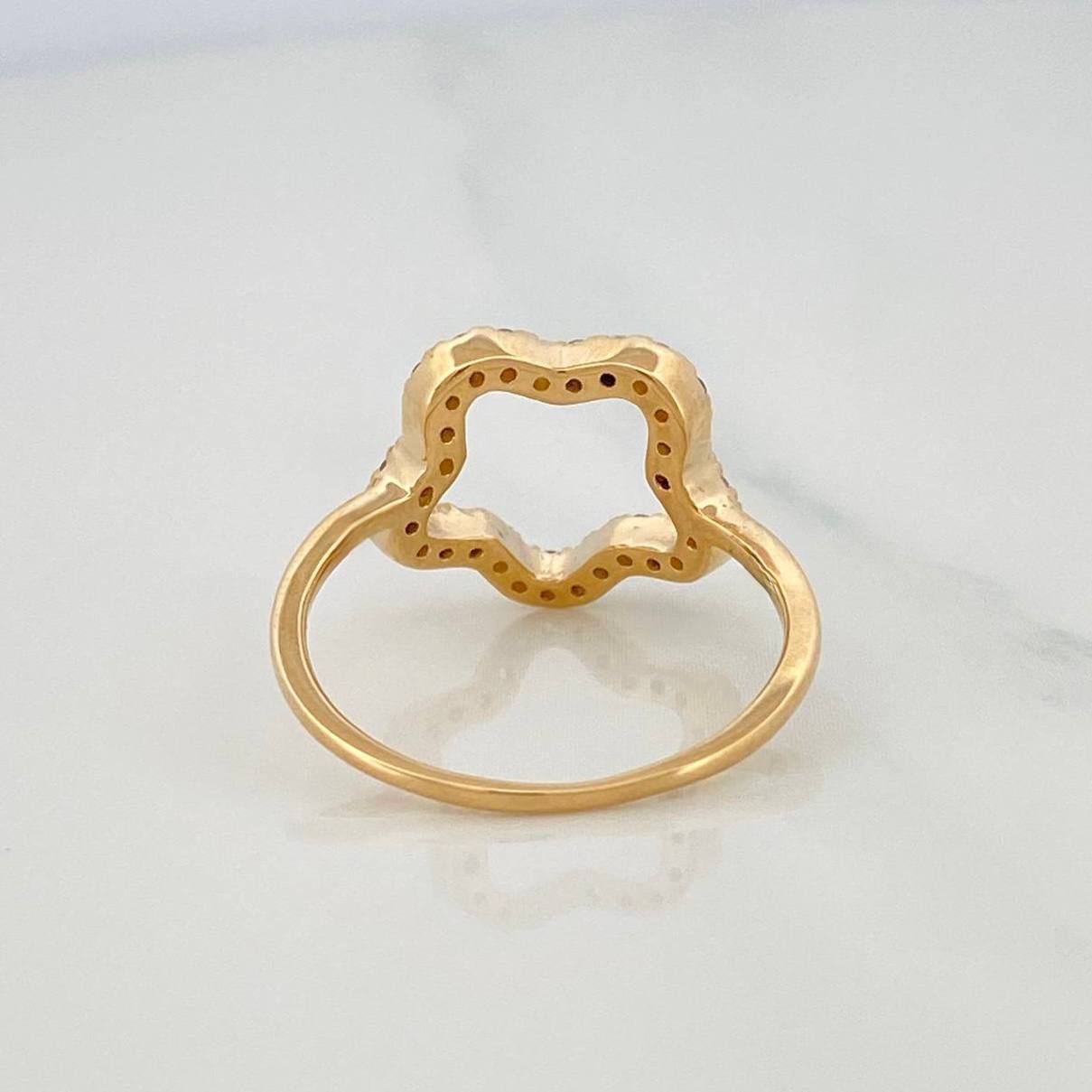 Anillo Estrella 3.1 g / T7 3/4 Oro Amarillo 18K