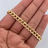 Pulso Cubano 5.3gr / 20.5cm / 5.6mm Oro Amarillo +0 18K $