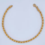 Rope Bracelet 2.95gr / 7.7in / 18K Gold +3$