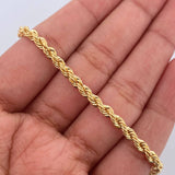 Rope Bracelet 2.95gr / 7.7in / 18K Gold +3$