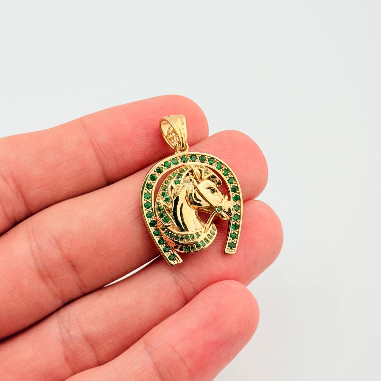 Dije Herradura Caballo 8gr / 1 1/2 in / Oro Amarillo 18K ©