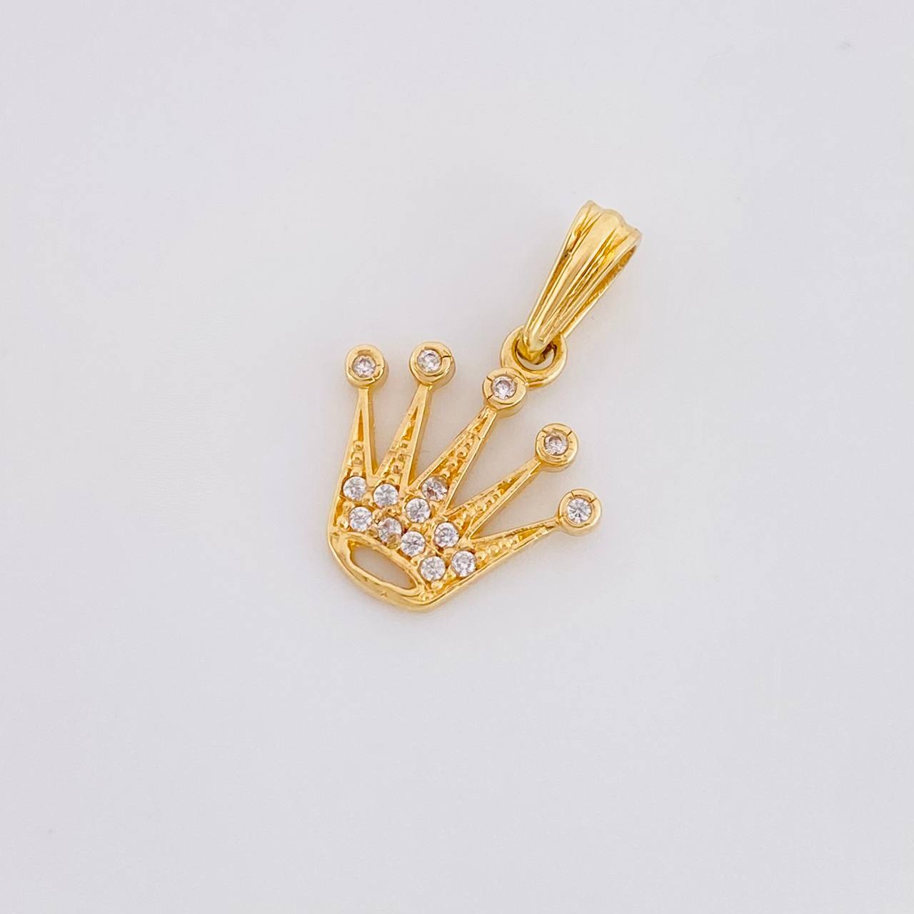 Pendant Crown 1.1g / 3/4 in 18K Yellow Gold
