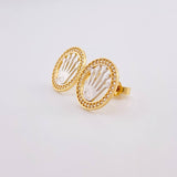 Topos Circulo Corona 2.95g / in / 14mm Dos Oros Amarillo Blanco 18K