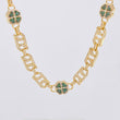 Rustic Clover Chain 59.7g / 24 in / 8mm Yellow Gold 18K