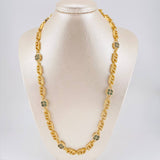 Rustic Clover Chain 59.7g / 24 in / 8mm Yellow Gold 18K