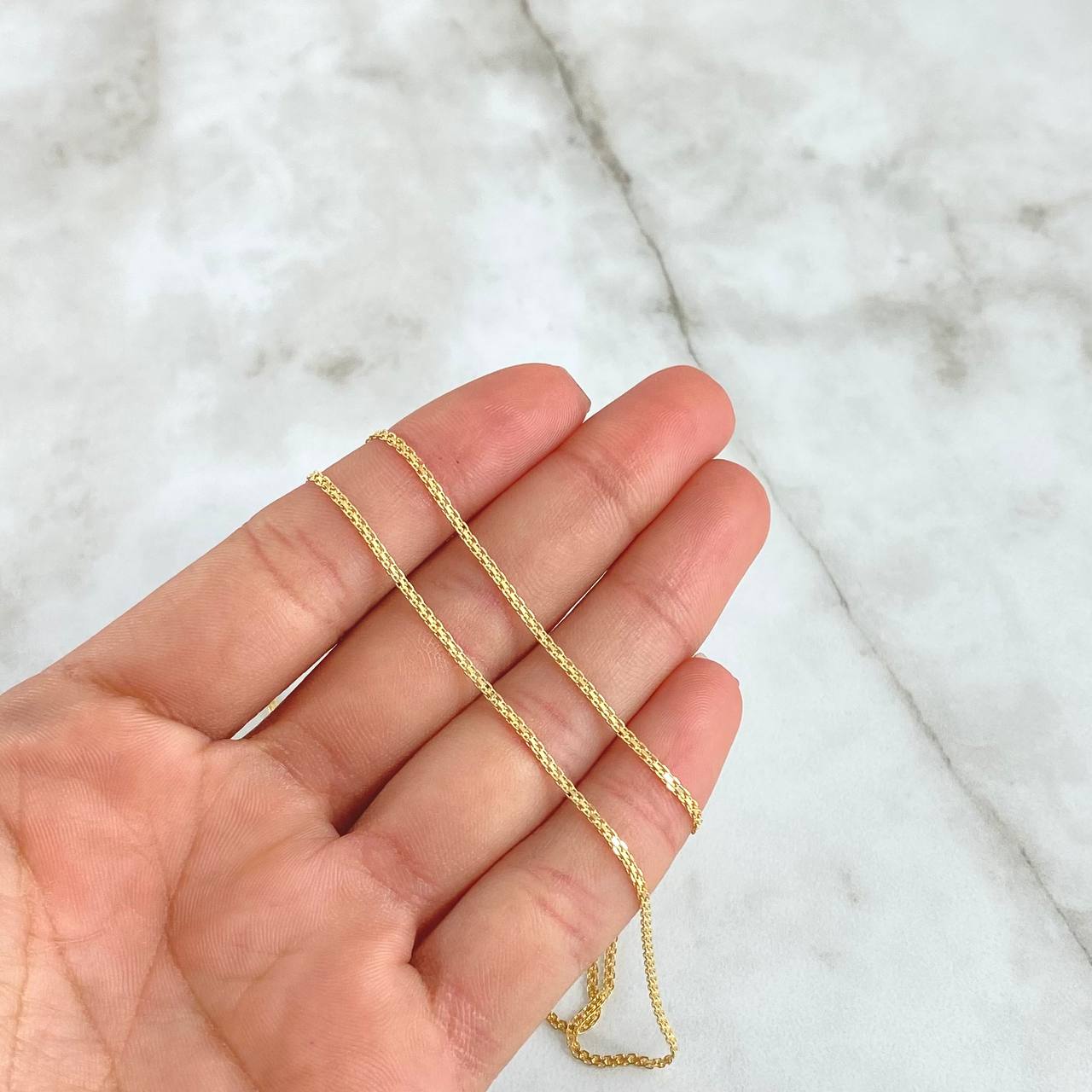 Bismark Chain 3.1gr / 60cm / 1.4mm Yellow Gold +0 18K