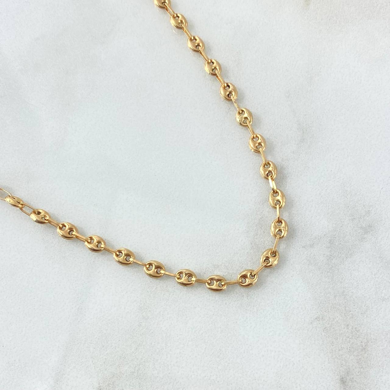 GC Chain 9.55gr / 50cm / 5.4mm Polished 18K Yellow Gold
