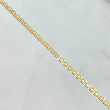 Cadena China 3.3gr / 23 1/2 in / 1.5mm Oro Amarillo +1 18K