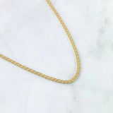 Cadena China 7.45 g / 20 in / 2.5 mm Oro Amarillo 18K