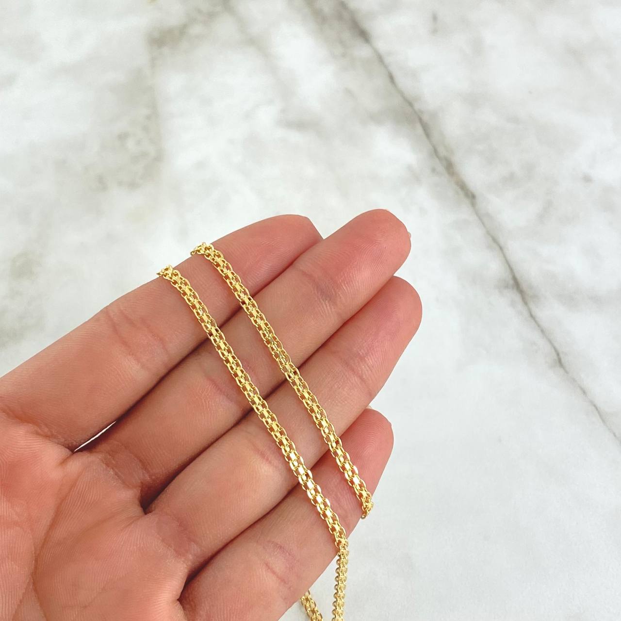 Cadena China 7.45 g / 20 in / 2.5 mm Oro Amarillo 18K