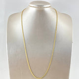 Cadena China 7.74 g / 20 in / 2.5 mm Oro Amarillo 18K