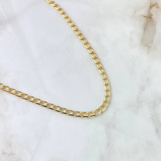 Panzer Chain 42.95gr / 60cm / 5mm Yellow Gold +1 18K ©