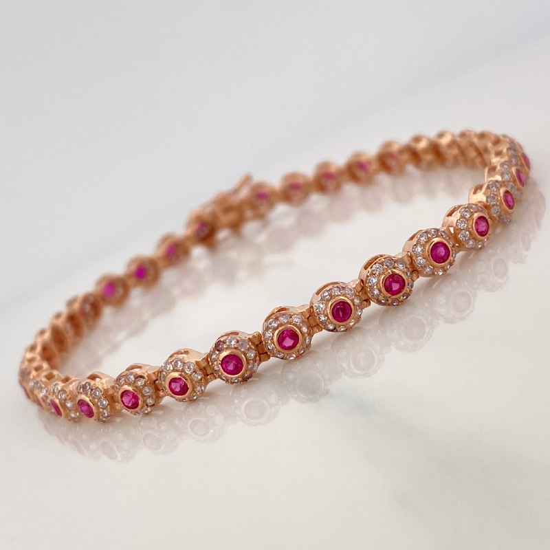Tennis Bracelet 8.9 g / 7 1/4 in / 4.7 mm 18K Rose Gold