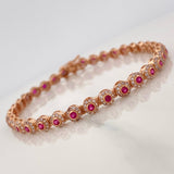 Tennis Bracelet 8.9 g / 7 1/4 in / 4.7 mm 18K Rose Gold