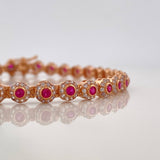 Tennis Bracelet 8.9 g / 7 1/4 in / 4.7 mm 18K Rose Gold