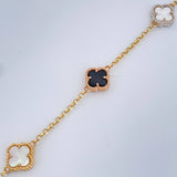 Clover Bracelet Roll-On 8.4gr / 20.5cm / Three Golds Nac.Esp. 18K &