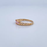 Tiara Ring 1.75gr / Size 6 1/4 / 18K Gold &