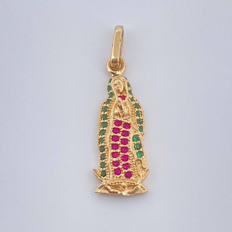 Dije Virgen De Guadalupe 1.8gr / 1 in / Oro Amarillo 18K &