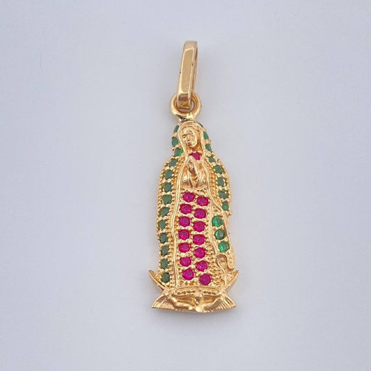 Dije Virgen De Guadalupe 1.8gr / 1 in / Oro Amarillo 18K &